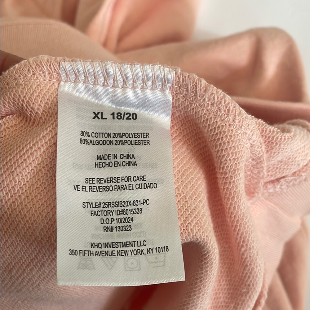 Roxy Kids Pink Hoodie - Picture 6 of 6